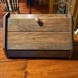 Vintage Wooden Bread Box